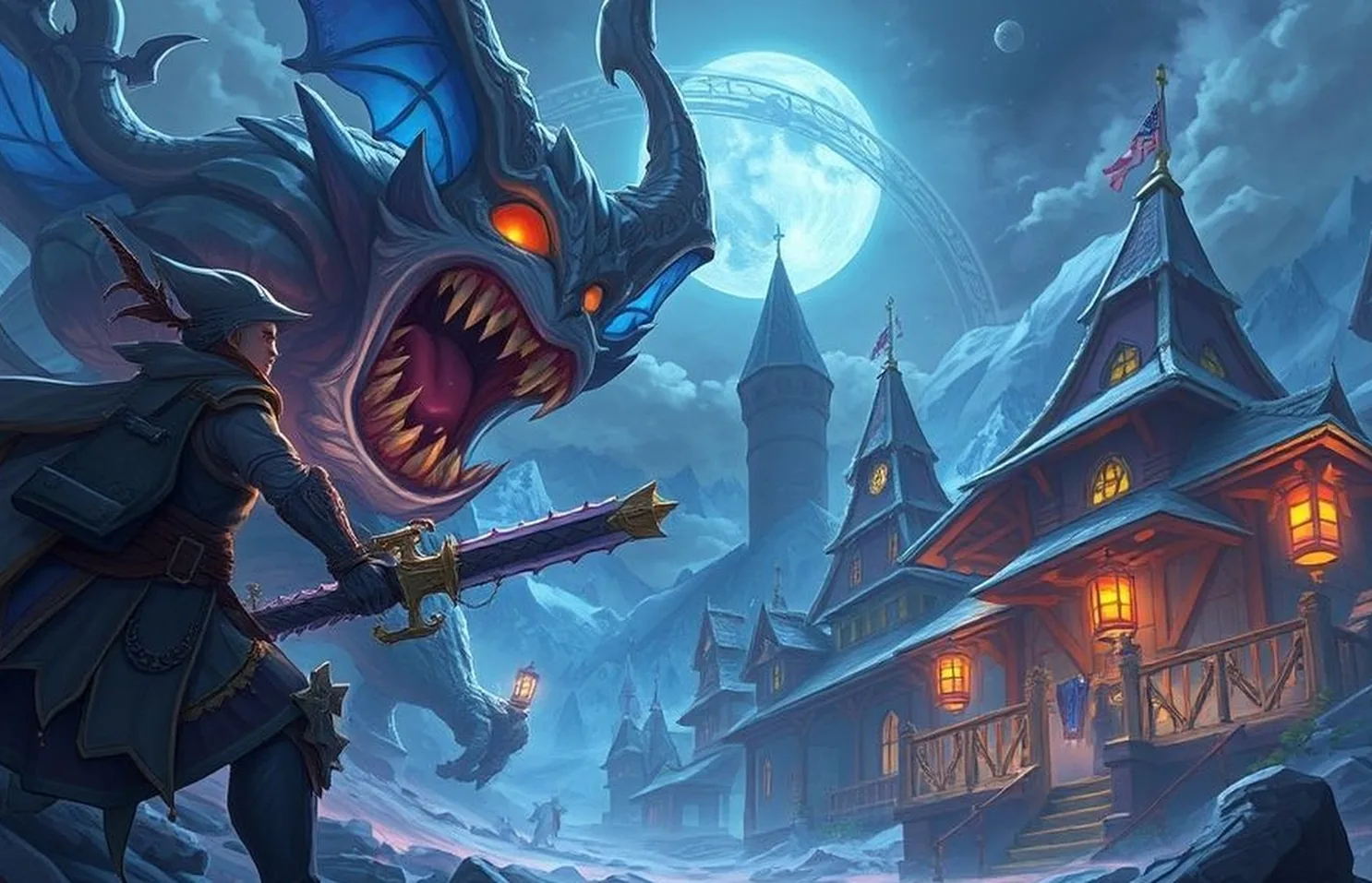 mobile game fantasy art